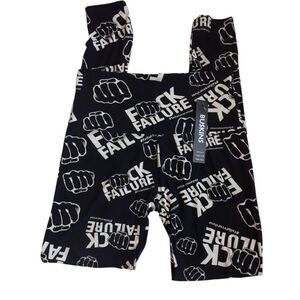 Womens F#ck Failure Leggings One Size by Buskins